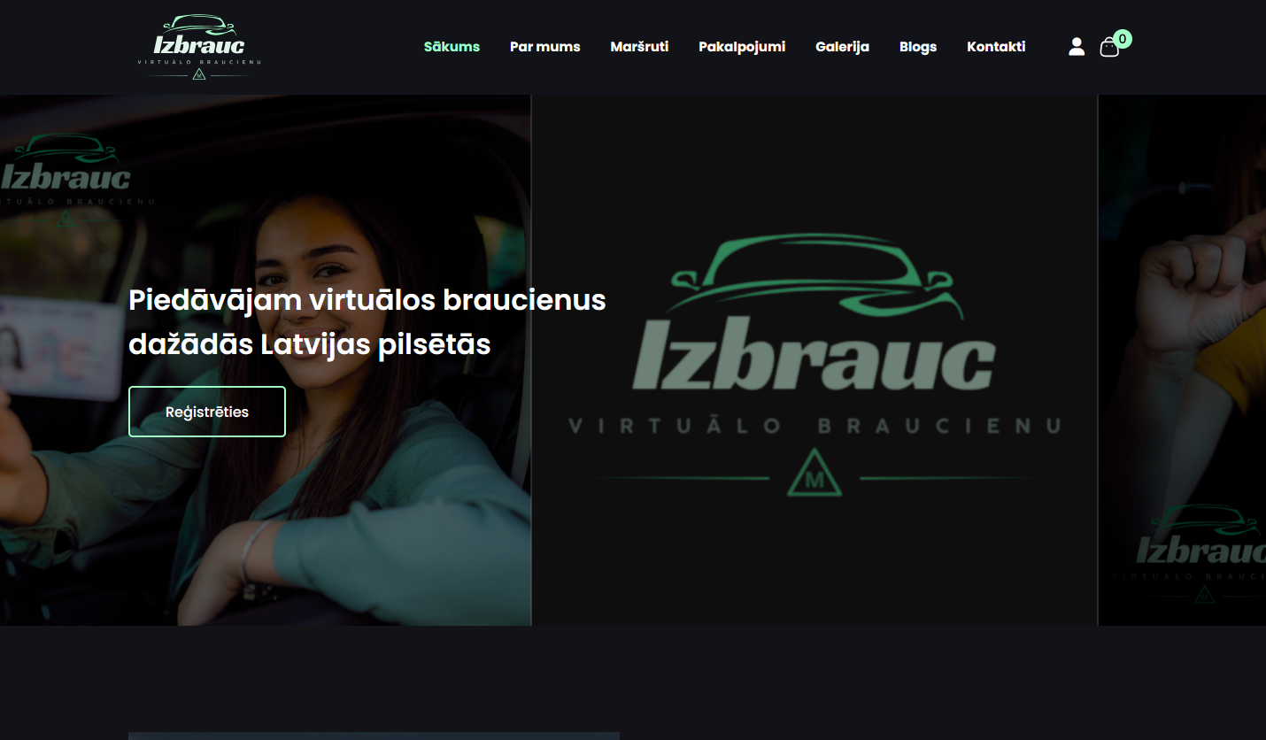 Izbrauc – virtuālie braucieni dažādās Latvijas pilsētās